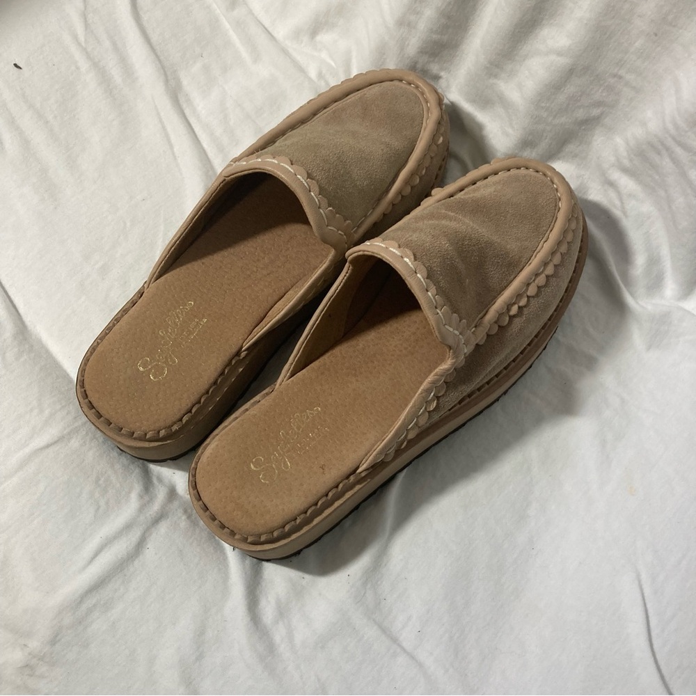 Seychelles Tan Mules